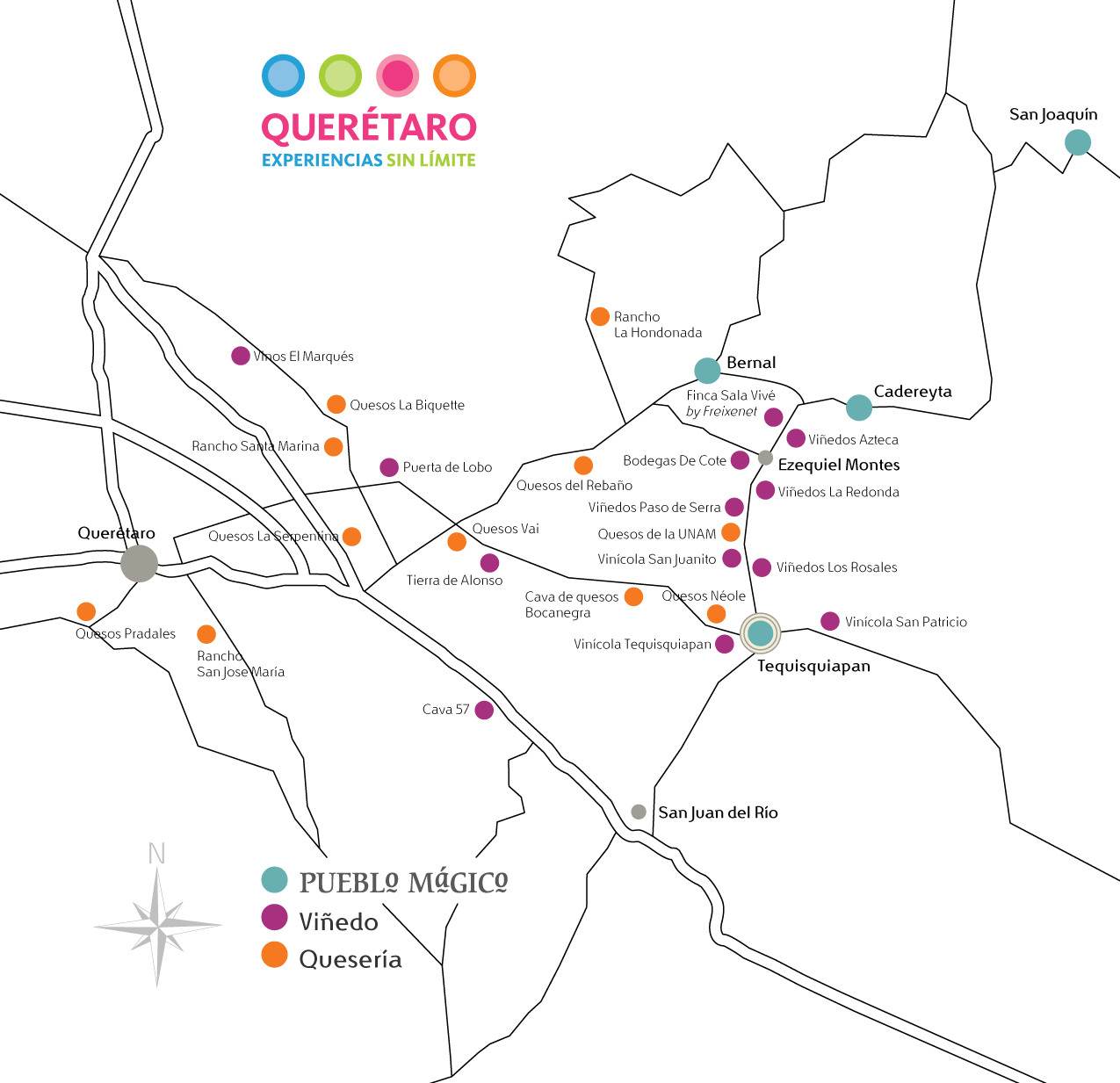 Mapa de Querétaro